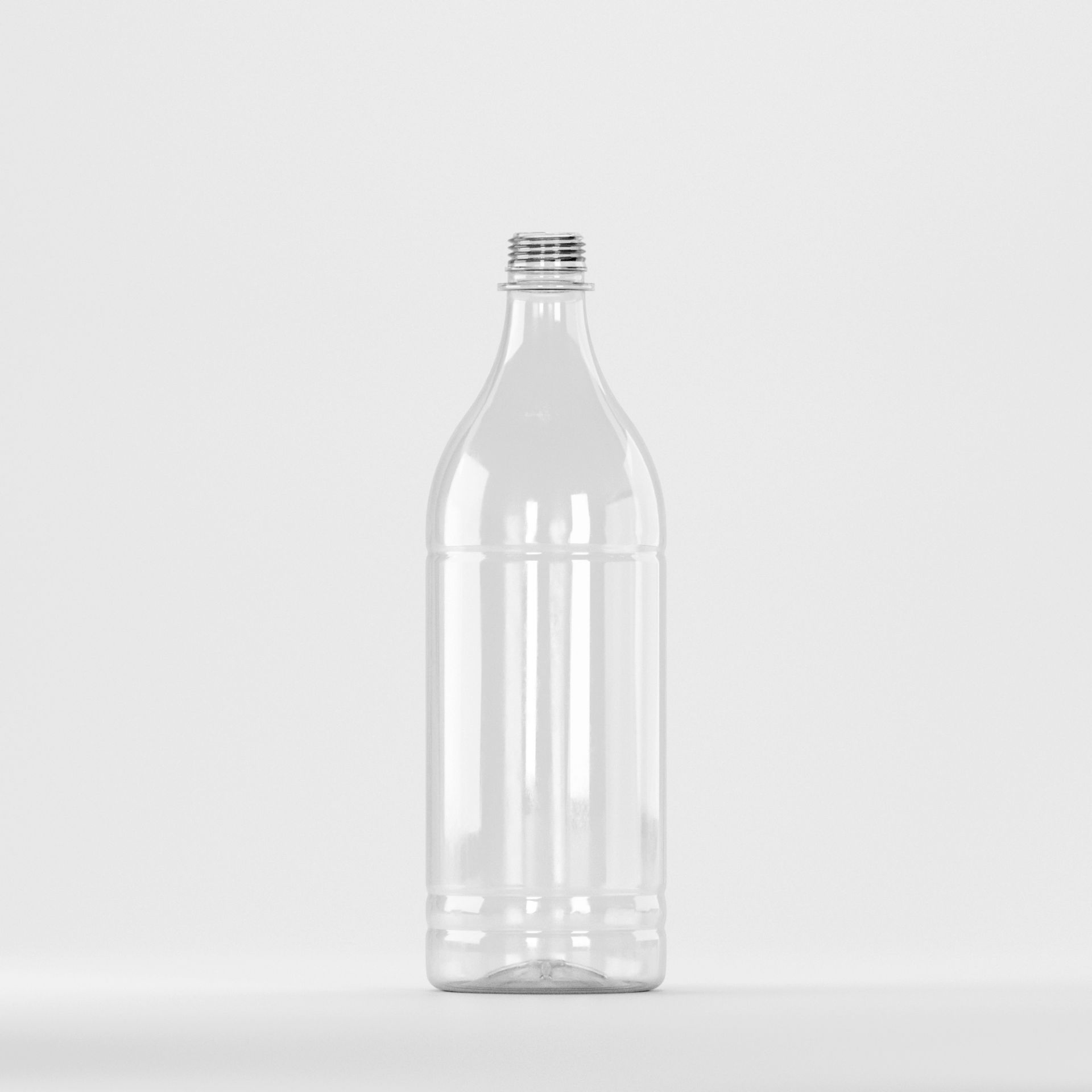 Flacon PET 1L tip sticlă – cu capac