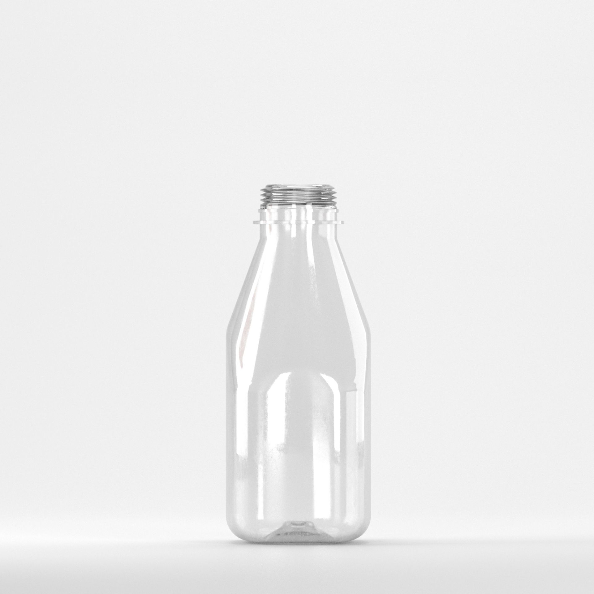 Flacon Pet 500ml,Transparent-filet 38mm-fara capac