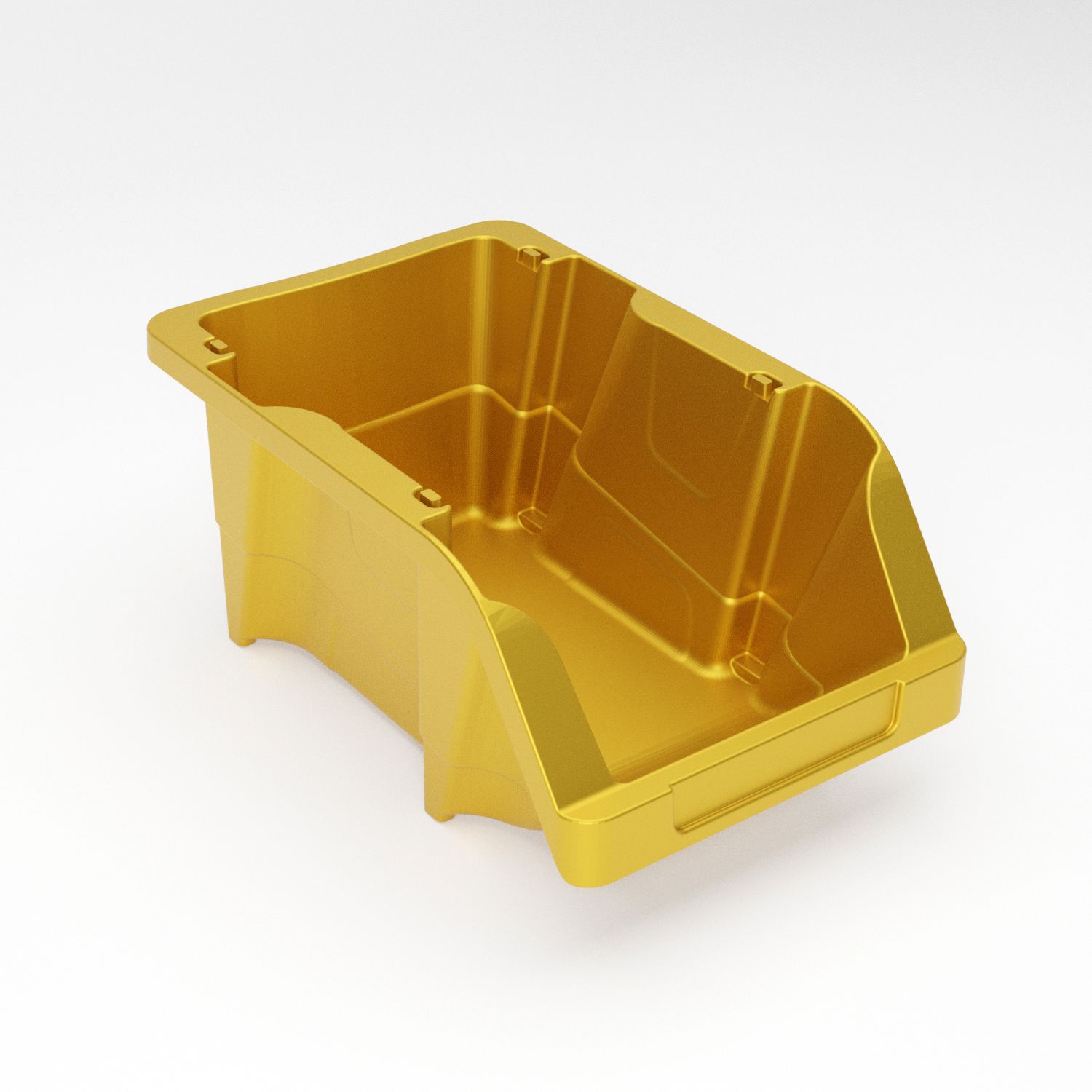 Cutie pentru depozitare, Ergobox 1, auriu, 173 x 106 x 78 mm