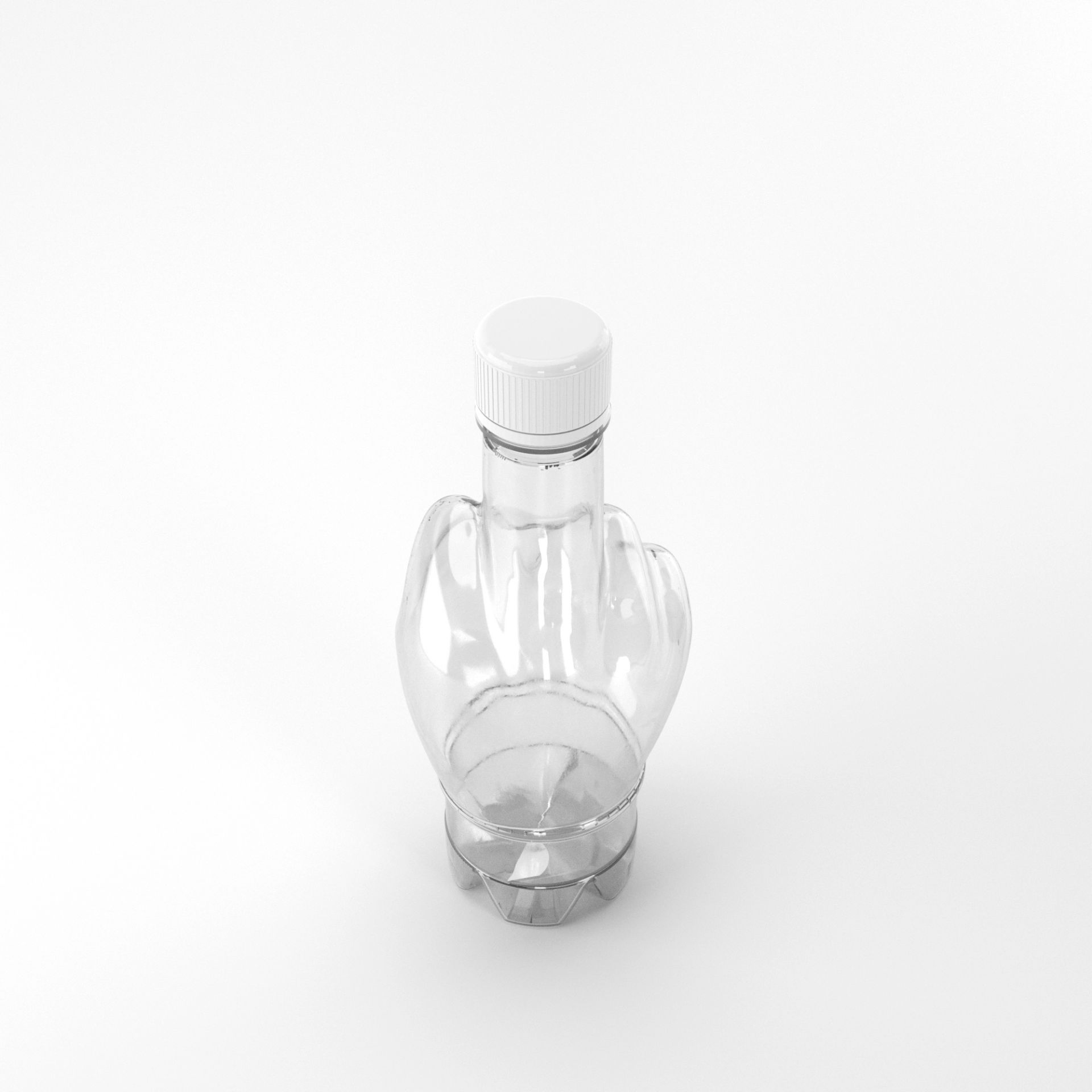 Flacon PET 370 ml Transparent – 30 grame – Filet 28mm – PCO 1810 (cu capac)