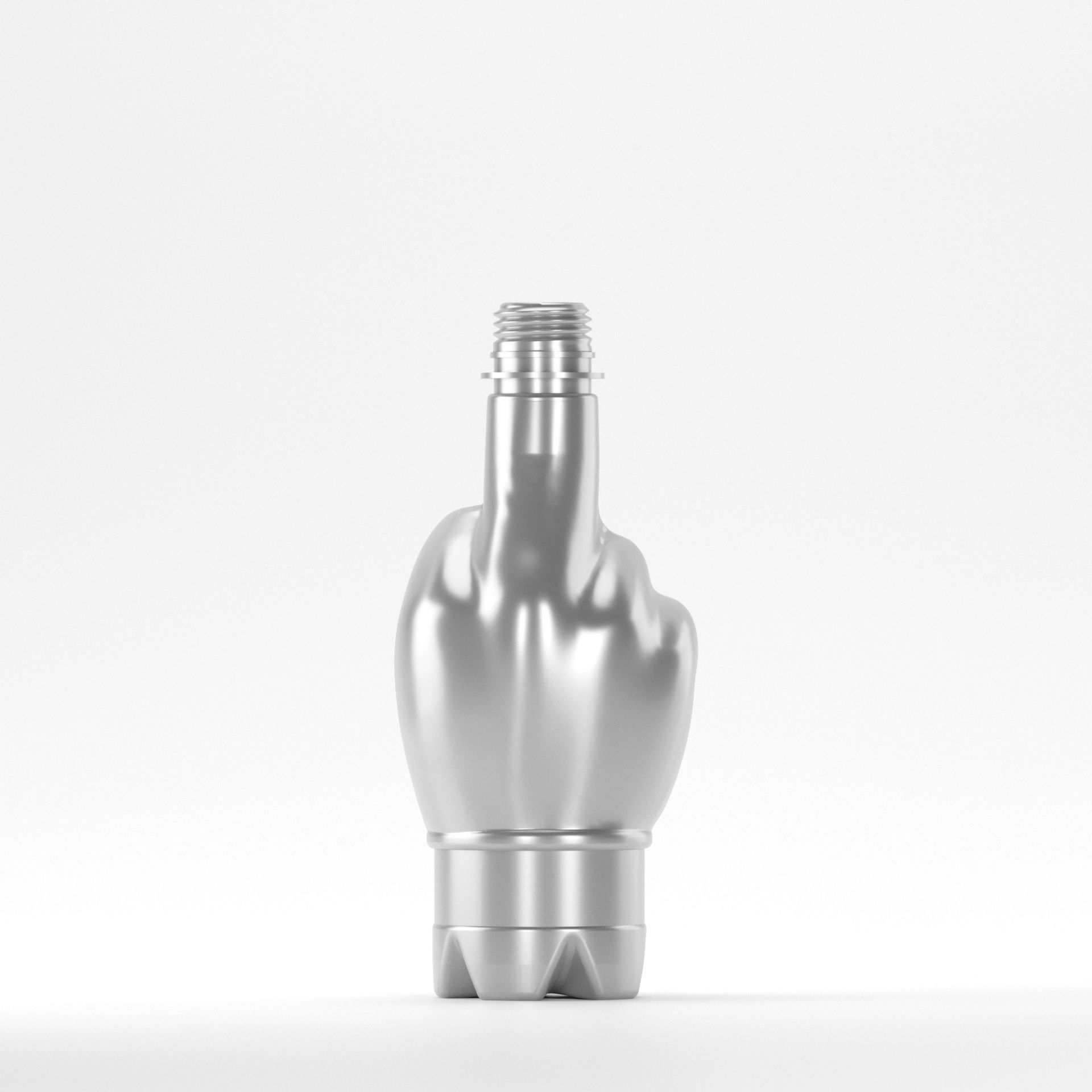 Flacon PET 370 ml Gri – 27 grame – Filet 28mm – Fara Capac